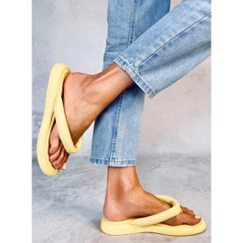 Tongs femme Cliff Yellow jaune 3