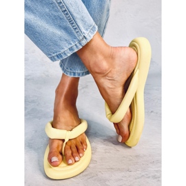 Tongs femme Cliff Yellow jaune 2