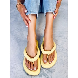 Tongs femme Cliff Yellow jaune 4