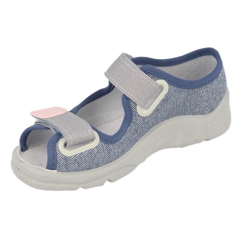 Slippers pour enfants de Befado 969x167 bleu 1
