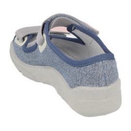Slippers pour enfants de Befado 969x167 bleu 2