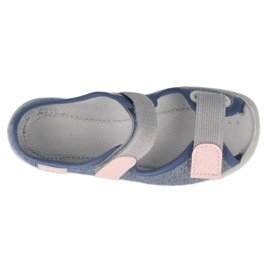 Slippers pour enfants de Befado 969x167 bleu 4