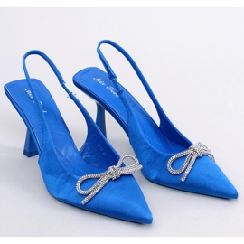 Escarpins à talon ouvert Hannah Blue bleu 1