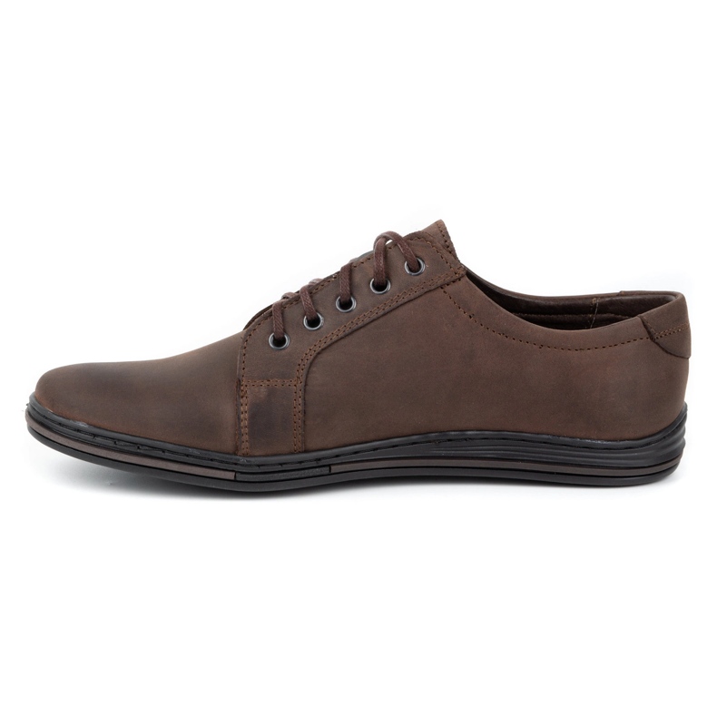 Polbut Chaussures homme en cuir 320 marron foncé brun 1