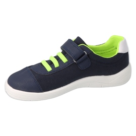 Befado chaussures pour enfants bleu marine/vert 451Y004 3