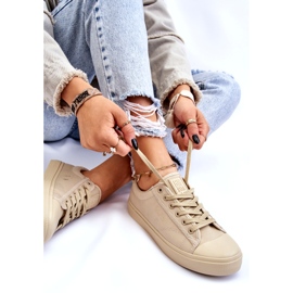 Baskets Basses Classiques Big Star LL274094 Beige 11