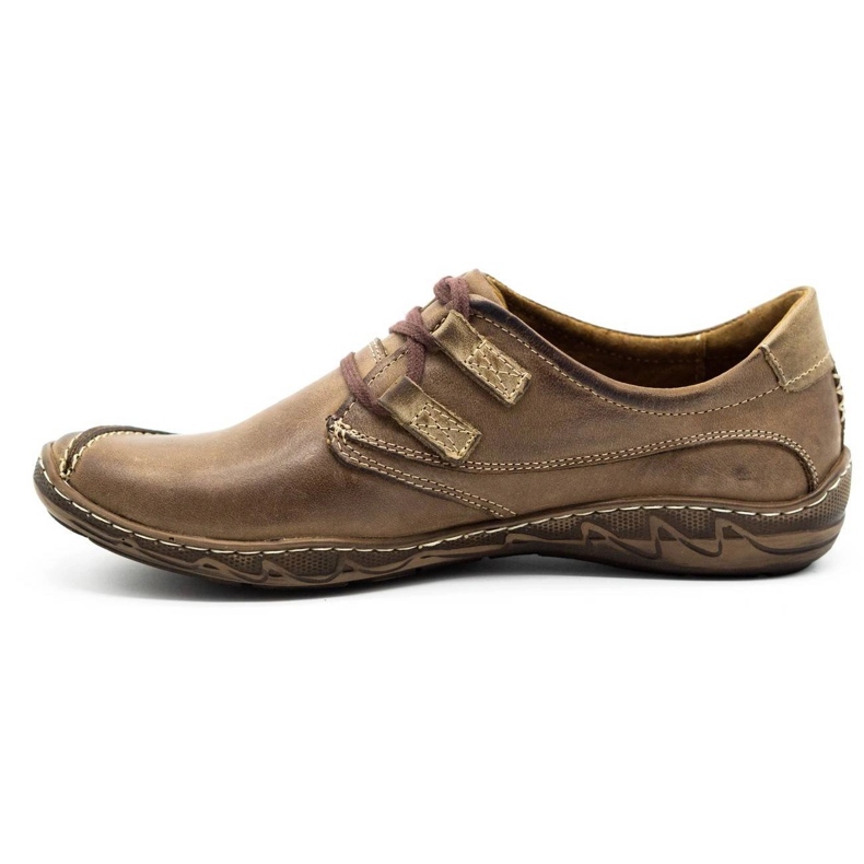 KOMODO Chaussures en cuir pour hommes 583 Marron brun 3