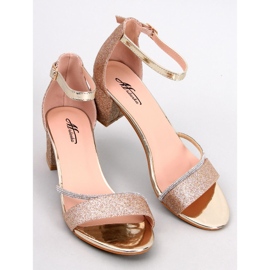 BM Sandales à petits talons Altidore Gold doré 1