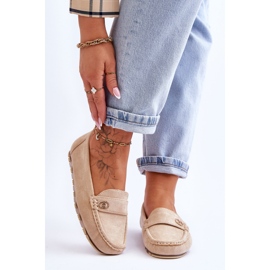 Mocassins en daim beiges Castelo 1