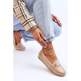 Mocassins en daim beiges Castelo 6