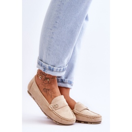 Mocassins en daim beiges Castelo 7