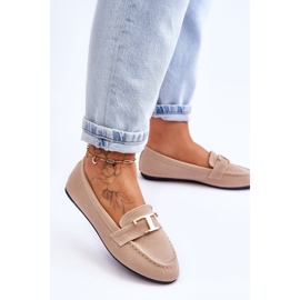 Mocassins à enfiler classiques Carly beige clair 2 Mocassins à enfiler classiques Carly beige clair 2