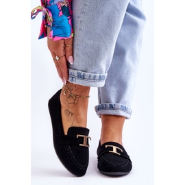 Mocassins à enfiler noirs Carly Classic 1