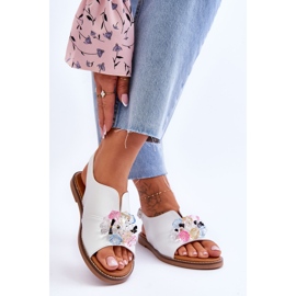 Vinceza Sandales Femme Cuir Avec Pierres Blanc Mersea le noir 2 Vinceza Sandales Femme Cuir Avec Pierres Blanc Mersea le noir 2