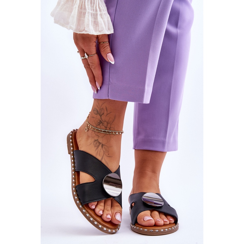 Vinceza Escarpins Kenley noirs à talons plats pour femmes 1