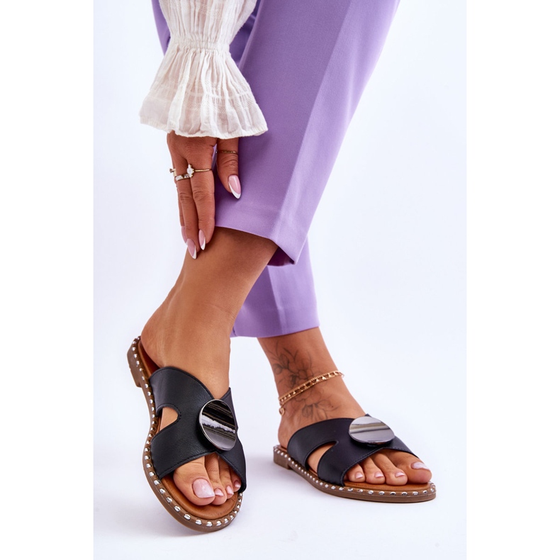 Vinceza Escarpins Kenley noirs à talons plats pour femmes 2