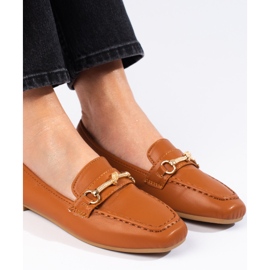Mocassins à enfiler Shelovet marron femme brun 1