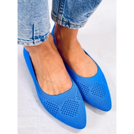 Ballerines ajourées Forlani Bleu 3