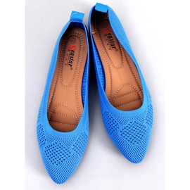 Ballerines ajourées Forlani Bleu 5