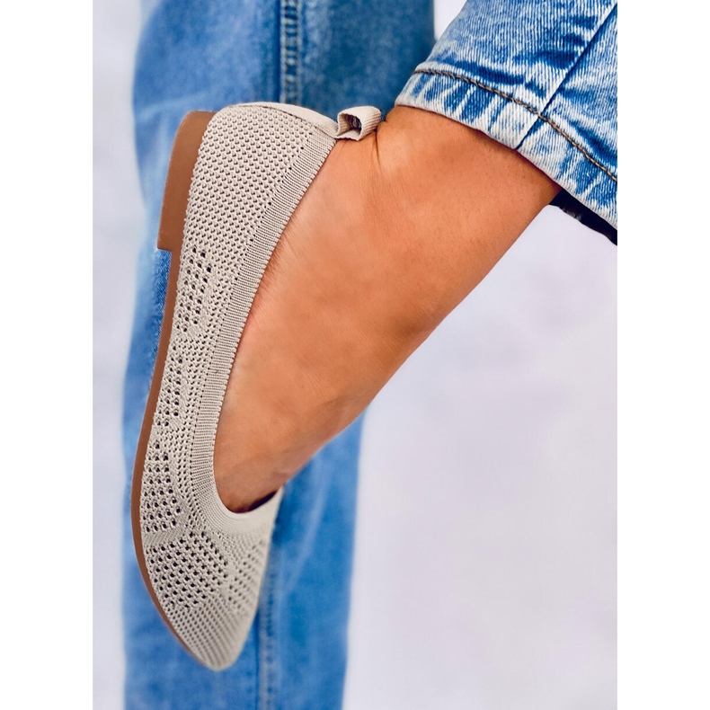 BM Ballerines Ajourées Forlani Beige 2