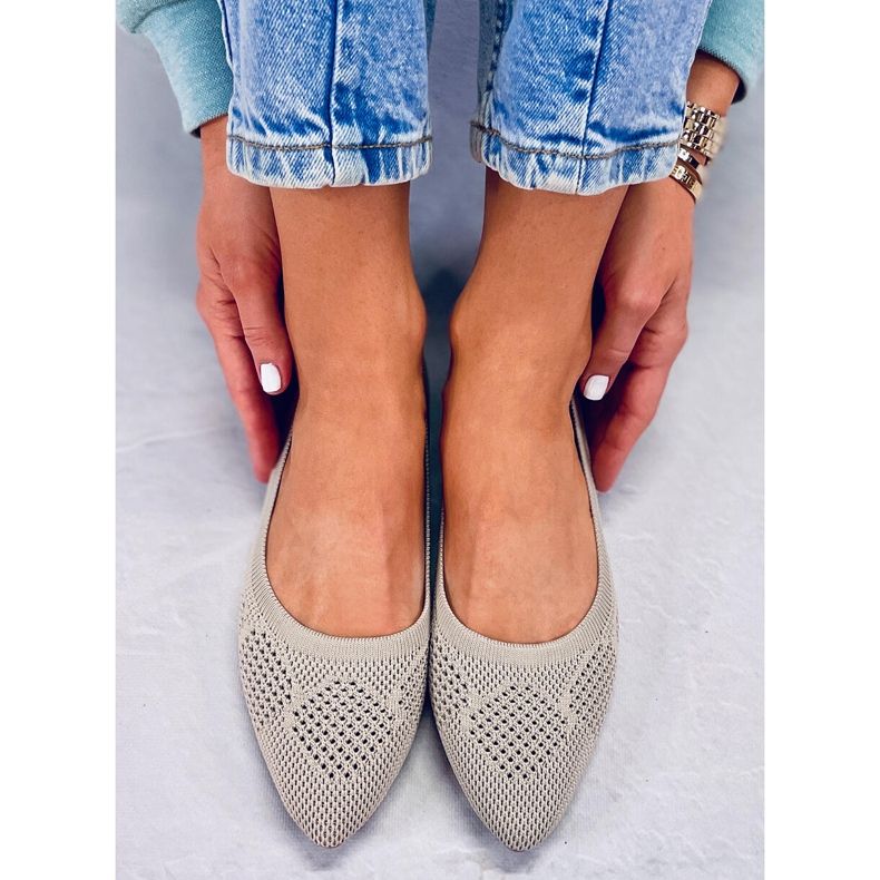 BM Ballerines Ajourées Forlani Beige 1