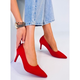 Escarpins classiques femme Eurielle Rouge 2 Escarpins classiques femme Eurielle Rouge 2