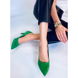 Escarpins classiques femme Eurielle Vert 4