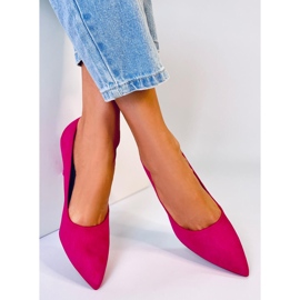 Escarpins femme classiques Eurielle Fuchsia rose 1