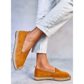 Espadrilles femme Zahn Camel brun 4