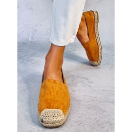 Espadrilles femme Zahn Camel brun 5