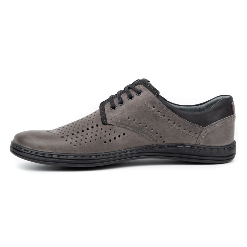 Polbut Chaussures en cuir pour homme 402 été gris 2