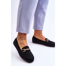 Mocassins en daim classiques avec ornement Amera noir le noir 3