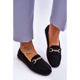 Mocassins en daim classiques avec ornement Amera noir le noir 4