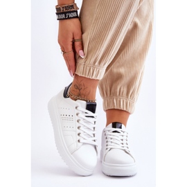 Chaussures de sport pour femmes blanches et noires Be First! 1 Chaussures de sport pour femmes blanches et noires Be First! 1