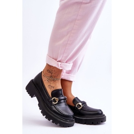 Mocassins Femme Plateforme Massive Noir Calypso le noir 7