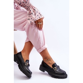 Mocassins Femme Plateforme Massive Noir Calypso le noir 6