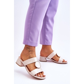 Escarpins Élégants Sergio Leone KL310 Beige 2