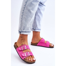 FB1 Pantoufles à enfiler Fuchsia Destino pour femmes rose 2