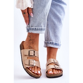 FB1 Chaussons à enfiler pour femmes Beige Destino 1 FB1 Chaussons à enfiler pour femmes Beige Destino 1