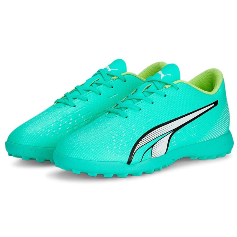 Puma Ultra Play Tt Jr 107236 03 chaussures de football vert vert 1