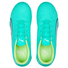 Puma Ultra Play Tt Jr 107236 03 chaussures de football vert vert 4