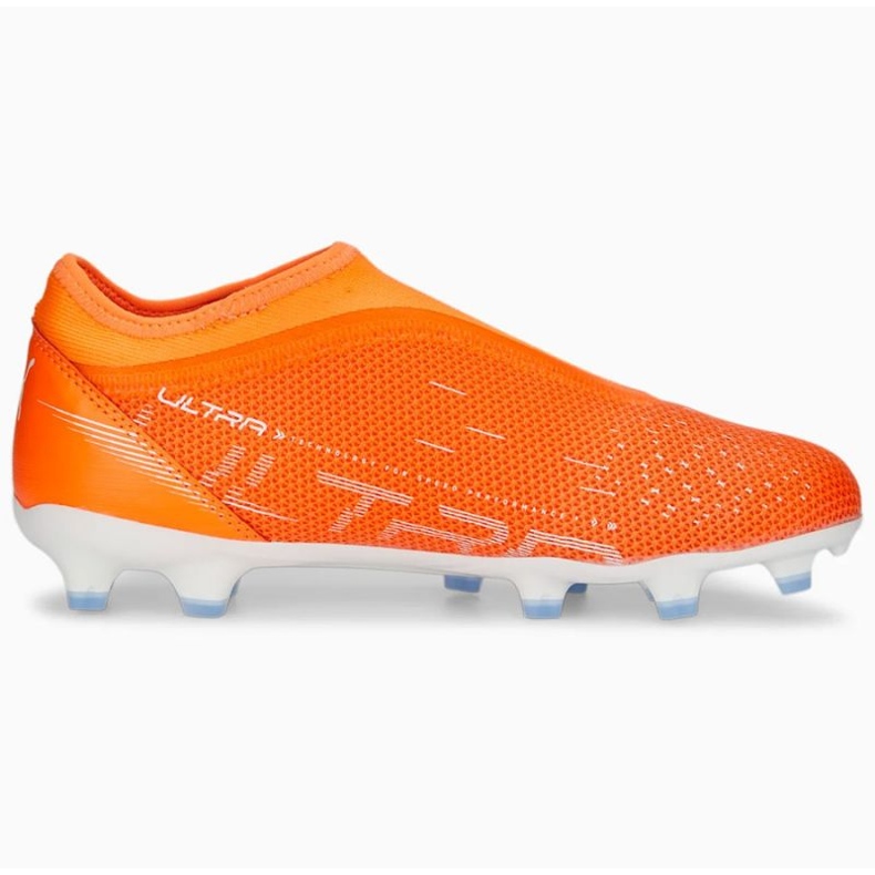 Chaussures de football Puma Ultra Match Ll FG/AG 107229 01 orange oranges et rouges 1