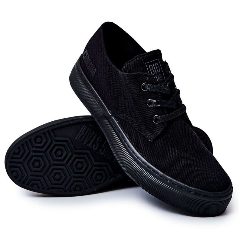 Baskets Homme Big Star JJ174052 Noir le noir 3 Baskets Homme Big Star JJ174052 Noir le noir 3