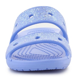 Chaussons Crocs Classic Glitter Sandal Jr. 207788-5Q6 bleu 1 Chaussons Crocs Classic Glitter Sandal Jr. 207788-5Q6 bleu 1