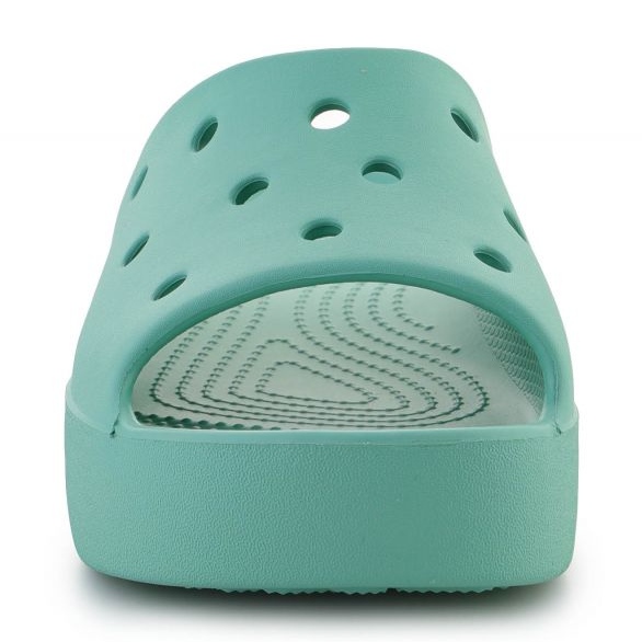 Claquette à plateforme classique Crocs W 208180-3UG vert 1