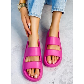 Sandales Caoutchouc Boddie Fuchsia rose 3