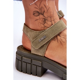 Sandales Femme Big Star Suede LL276033 Vert 5