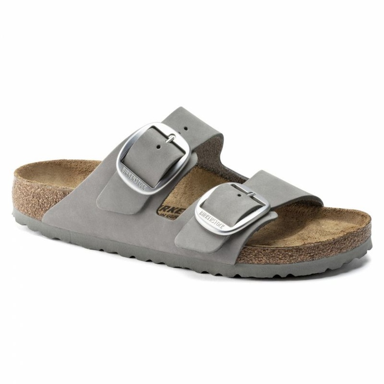 Birkenstock Arizona Chaussons à grosse boucle W 1022154 gris 1