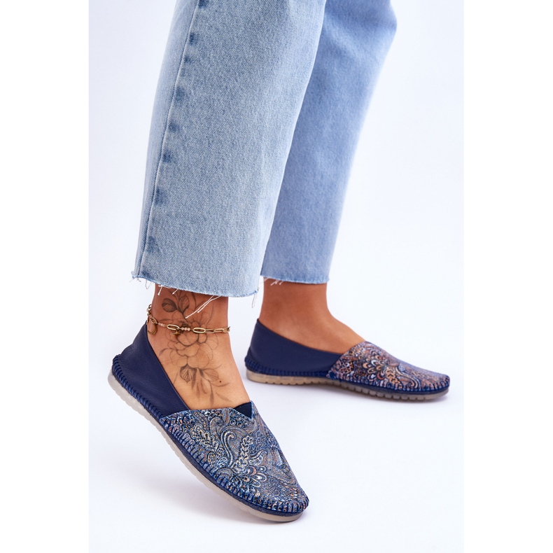 Ballerines en Cuir pour Femme Maciejka 01930-103 Bleu Marine 2 Ballerines en Cuir pour Femme Maciejka 01930-103 Bleu Marine 2