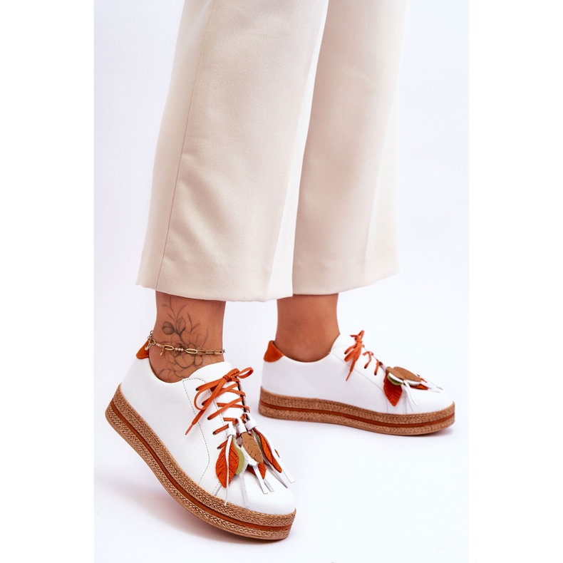 Chaussures en Cuir Maciejka 04550-11 Blanc blanche 2